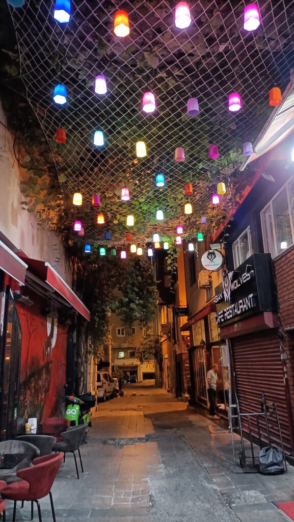 Bunte Strassen in Istanbul