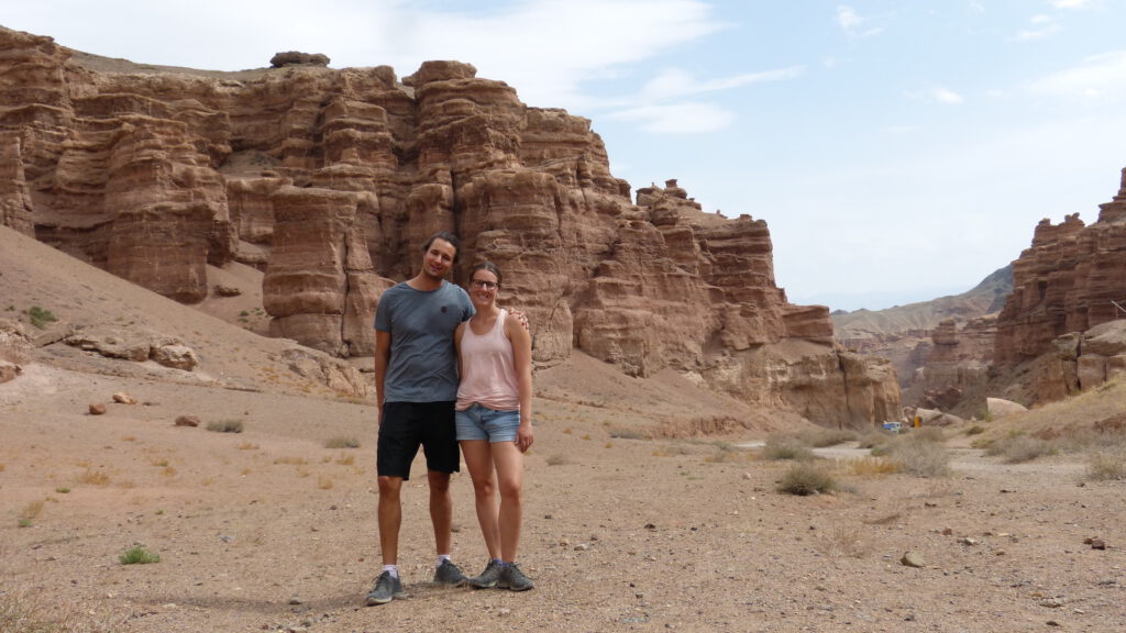 Felix und ich im Charyn Canyon