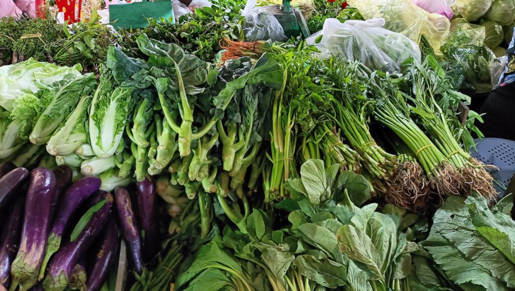 Gemüse auf dem Markt